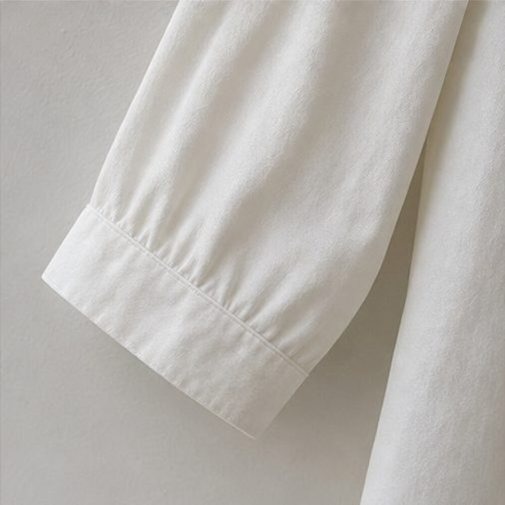 Ivory Ruffle Blouse - Picture 5 of 6